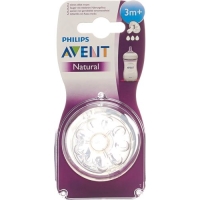 Avent Philips Natural Sauger 3 3m+ 2 Stück