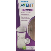 Avent Naturnah-Flasche 240ml Glas