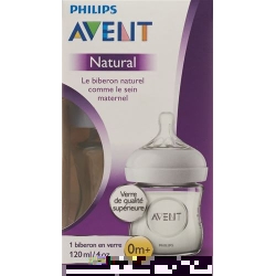Avent Naturnah-Flasche 120ml Glas