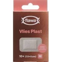 Flawa Vlies Plast M 7.5x5cm 10 piece