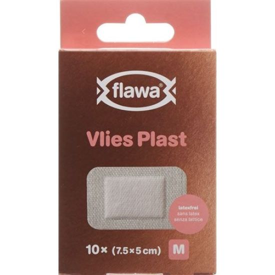 Flawa Vlies Plast M 7.5x5cm 10 piece buy online