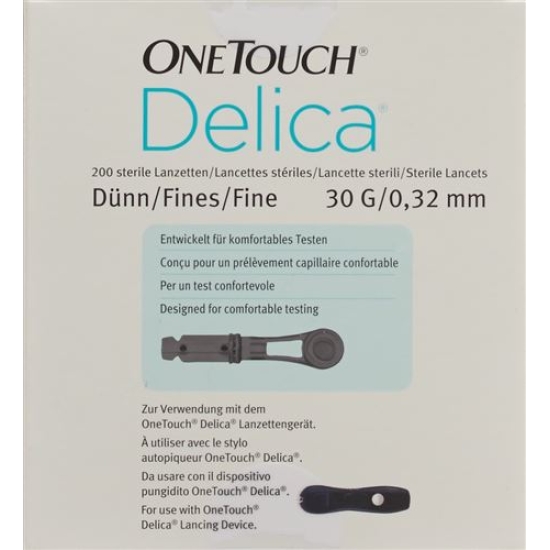 One Touch Plus Delica Lancets 200 pieces