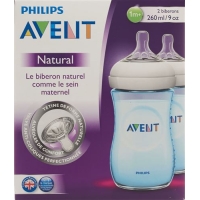 Avent Philips Naturnah Bottle 2x260ml Duo blue