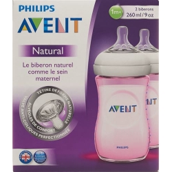 Avent Philips Naturnah bottle 2x260ml Duo pink
