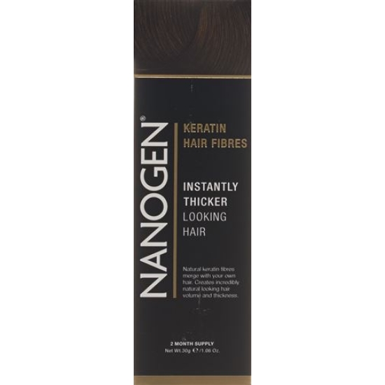 Nanogen Thickening Fibers dark brown 15 g