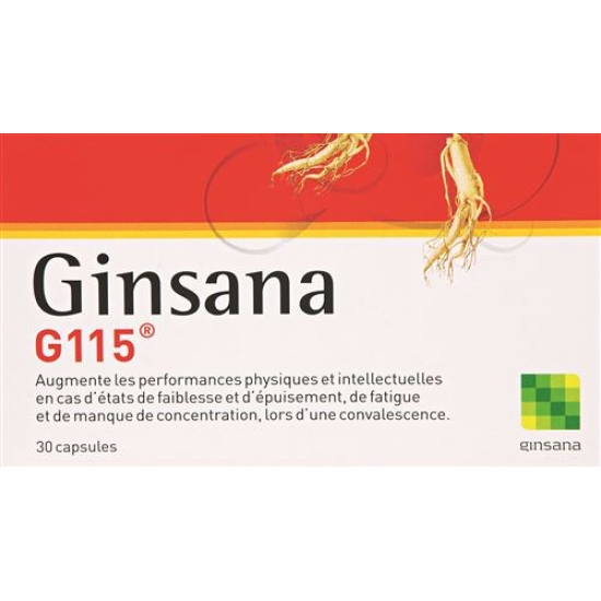 Ginsana hard capsules 30 pcs
