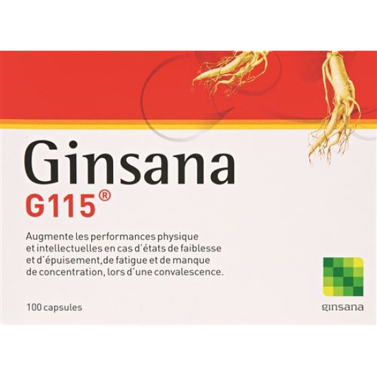 Ginsana hard capsules 100 pcs