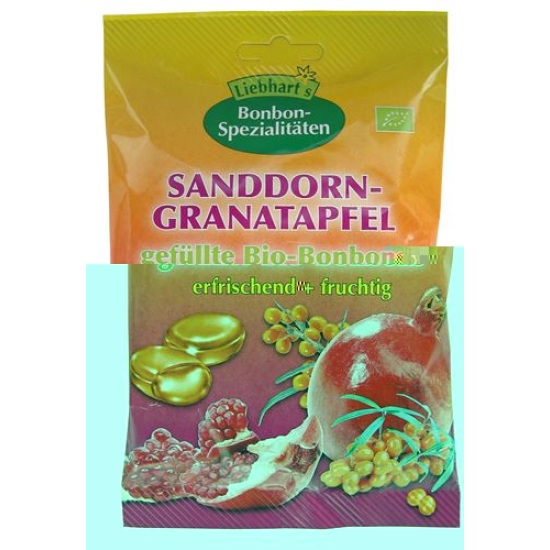 Liebhart Organic candy buckthorn Pomegranate 100 g