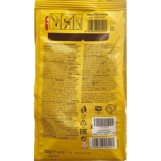 Schär Chocolate chip cookies 200 g buy online