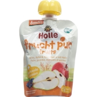 Holle Bluebird - Pouchy pear apple & blueberry oat 100 g