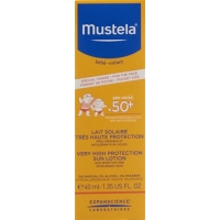 Mustela sun protection sunscreen SPF50 + Face 40ml