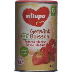 Milupa strawberry hibiscus drink after 6 months; 180 g