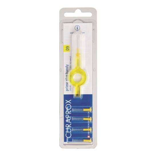 Curaprox CPS 09 prime start + UHS 409 & 470 holders with yellow cap