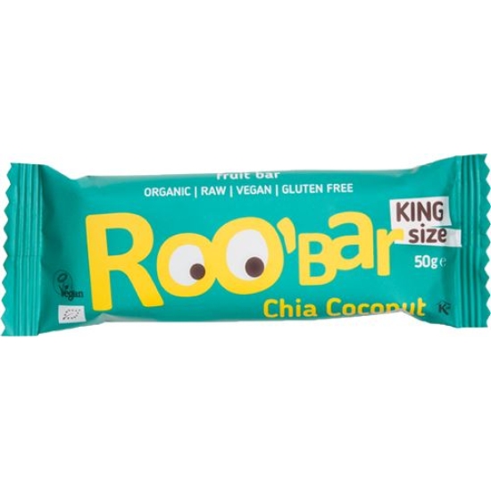 Roobar raw bar Chia Coconut 16 x 50 g