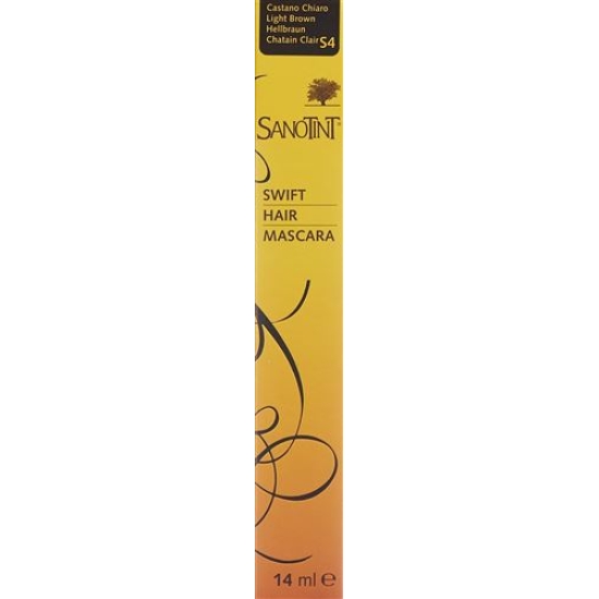 Sanotint Swift hair mascara S4 light brown 14 ml