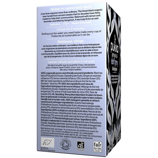 Pukka Gorgeous Earl Gray Thé bio Btl 20 pcs