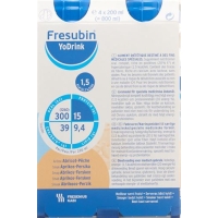 Fresubin YoDrink apricot and peach 4 x 200 ml
