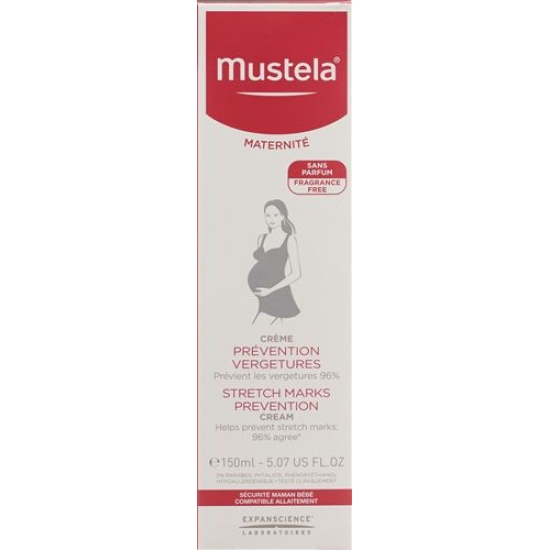 Mustela cream maternity prevention of stretch marks without perfume 150ml