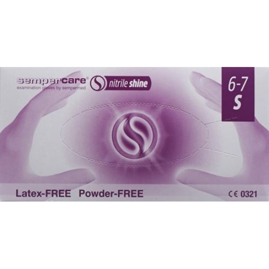 Sempercare Nitrile Shine S sterile powder free 200 pcs