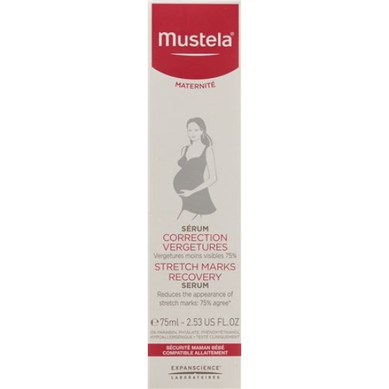 Mustela maternity serum pregnancy mitigating strip 75 ml