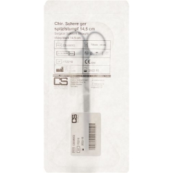 CS Clina Star Surgical Scissors 14.5cm straight sharp / blunt sterile