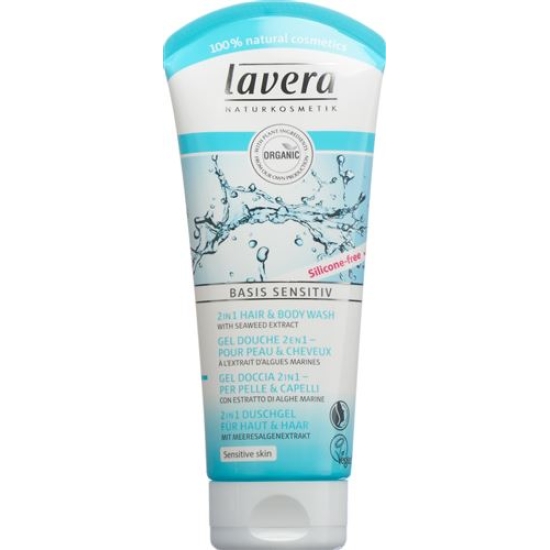 Lavera Shower Gel 2in1 Skin & Coat Organic Aloe Vera & vegetable keratin Tb 200 ml