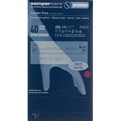 Sempercare Premium gloves M sterile powder-free 40 x 2 pcs