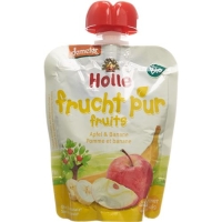 Holle Zebra Beet - Pouchy apple banana beetroot 100 g