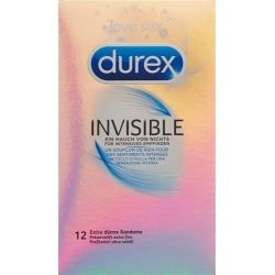 Durex Invisible Condoms 12 pieces