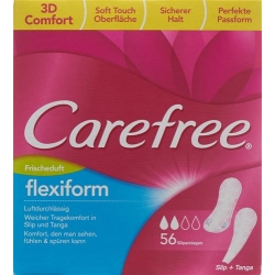 Carefree Cotton Flexiform Fresh 56 pieces