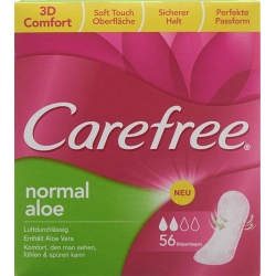 Carefree Cotton Aloe 56 pieces