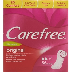 Carefree Plus Original Fresh 56 pieces