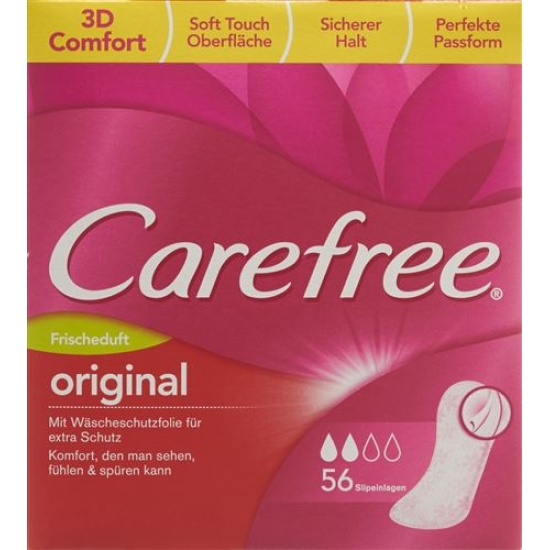 Carefree Plus Original Fresh 56 pieces