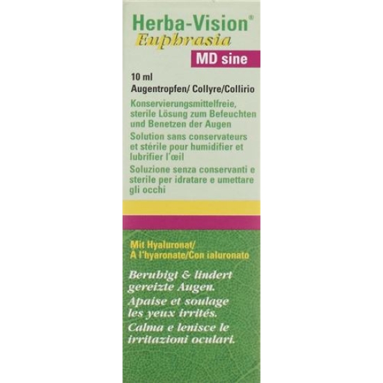 Herba Vision Euphrasia MD sine eye drops Fl 10 ml