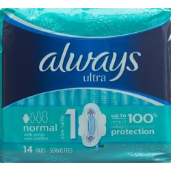 Always Ultra Binde Normal with wings 12 pieces