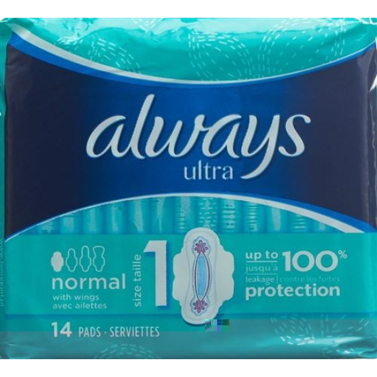 Always Ultra Binde Normal with wings 12 pieces buy online
