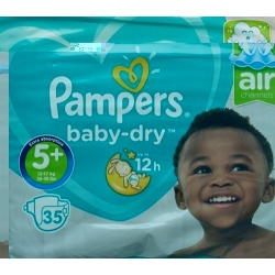 Pampers Baby Dry Grösse 5+ 12-17kg Jun Pl Sparpa 36 Stück