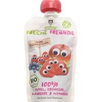 Freche Freunde Quetschmus Apfel, Erdbeere, Blaubeere & Himbeere 100g
