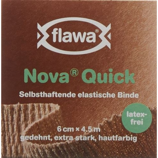 Flawa Nova Quick cohesive rice binding 6cmx4.5m tan