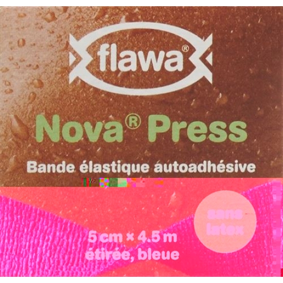Flawa Nova Quick cohesive rice binding 6cmx4.5m blue