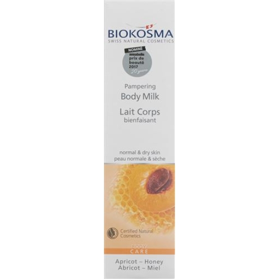 Biokosma structure body cream BIO-Apricot & organic honey 200 ml