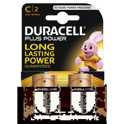Duracell Plus Power Batterie MN1400 C 1.5V 2 Stück