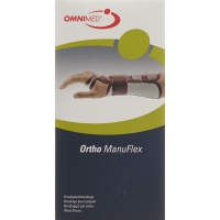 Omnimed Ortho ManuFlex Handgelenkbandage 22cm Rechts Grösse S Grau-Bordeaux