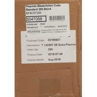 Pharmis Blisterfolien Cube Standard 250 Stück