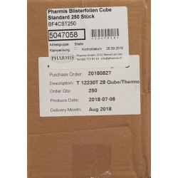 Pharmis Blisterfolien Cube Standard 250 Stück