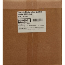 Pharmis Blisterfolien Quattro Jumbo 250 Stück
