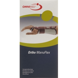 Omnimed Ortho ManuFlex Handgelenkbandage 22cm Rechts Grösse M Schwarz