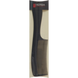Herba handle comb plastic black
