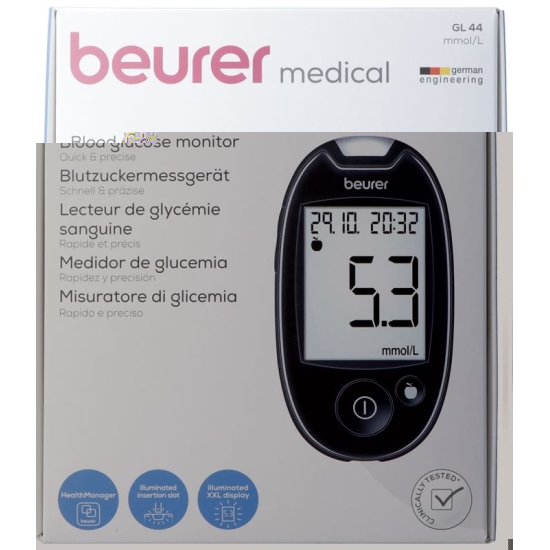 Beurer Blutzuckermessgerät Easy To Use Gl44 Mmol/ buy online