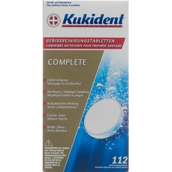 Kukident Reinigung-Tabs Frische Minze 112 Stück